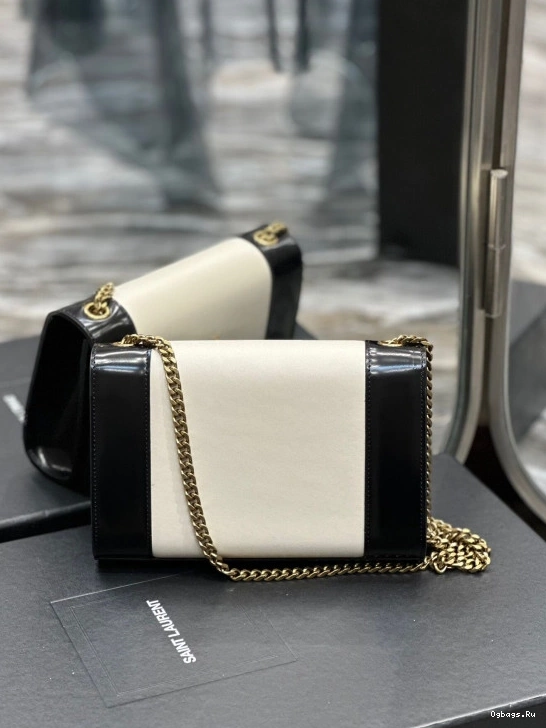 Kate leather bag shoulder two-tone small YSL 0721